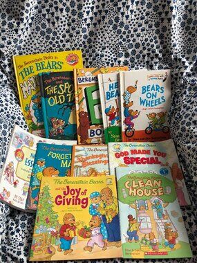 Berenstain Bears Hard Cover Bright & Early Beginning First Time book Lot of 11